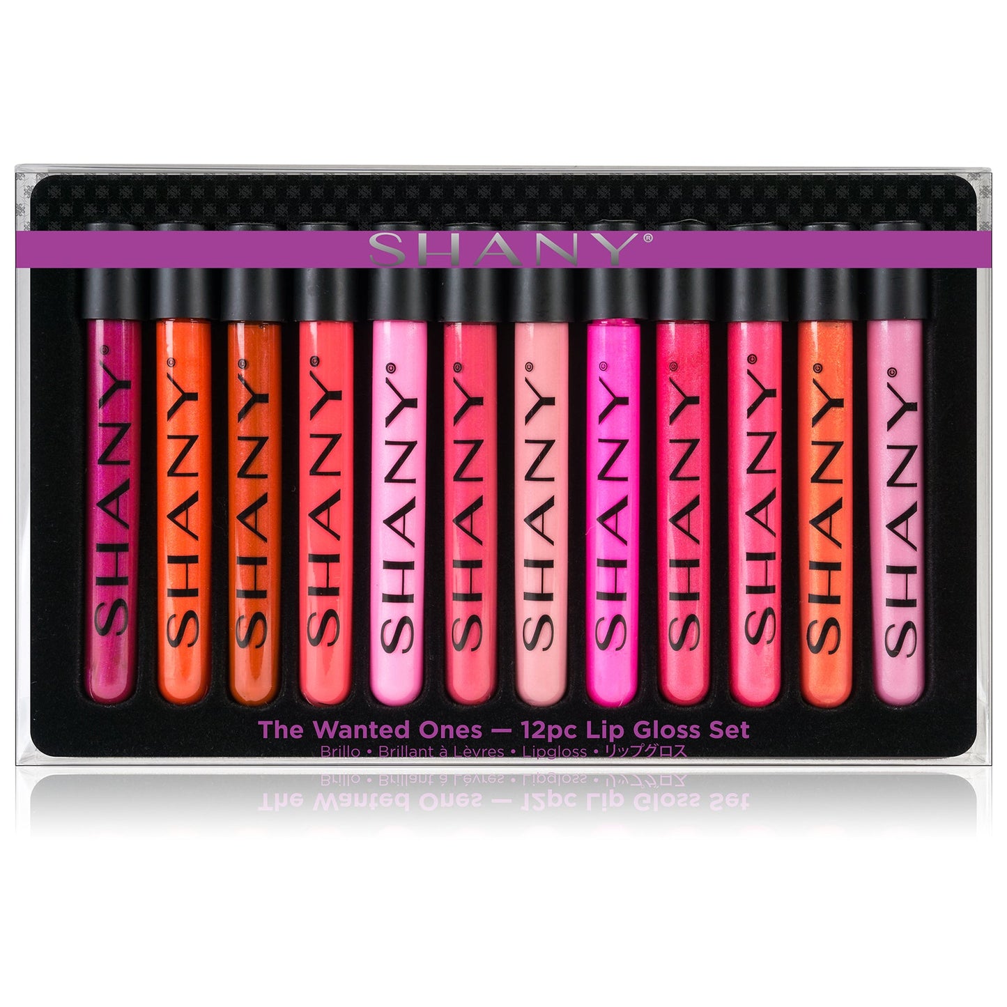 12 Piece Lip Gloss Set with Aloe Vera and Vitamin E